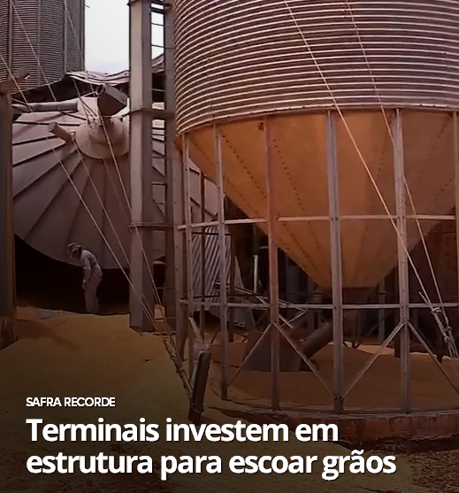 Terminais de carga investem em estrutura para escoar safra de grãos